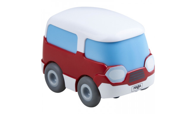 HABA Kullerbü - Red Bus, toy vehicle (white/anthracite)