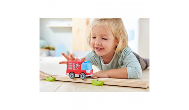 HABA ball track Kullerbü - battery fire engine, toy vehicle