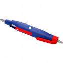 KNIPEX pin switch cabinet key 00 11 07, socket wrench (blue/red, length 145 mm)