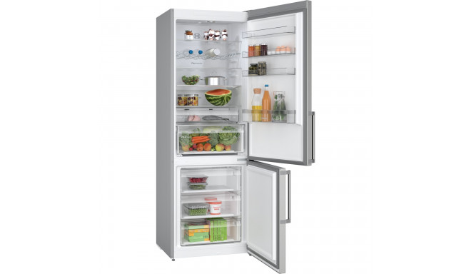 Bosch KGN497ICT Series 4, fridge/freezer combination (stainless steel)
