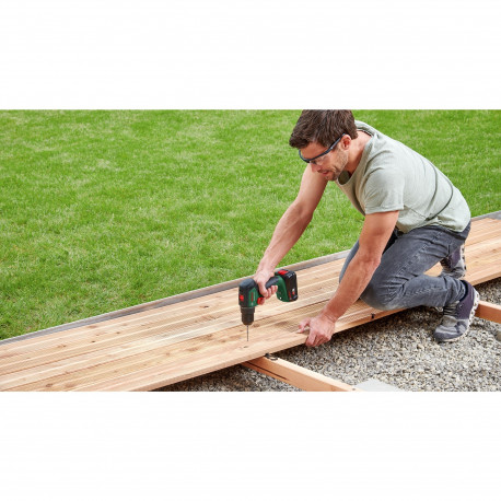 Bosch cordless drill UniversalDrill 18V-60 (green/black, Li-ion battery 2.0Ah, case, POWER FOR ALL A