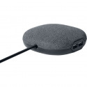 Brennenstuhl estilo charging station with textile surface, socket strip (anthracite/black, 3 meters,