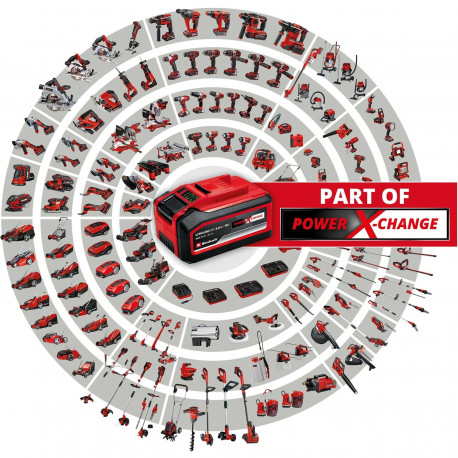 Einhell Cordless Drill Set TE-CD 18/45 3X-Li +22, 18V (red/black, Li-Ion battery 2.0Ah, 22-piece acc