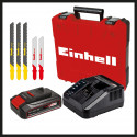 Einhell cordless jigsaw TC-JS 18 Li (red/black, Li-ion battery 2.5Ah, E-Box Basic case)