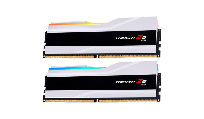 G.Skill DDR5 - 48GB - 7600 - CL - 38 (2x 24 GB) dual kit, RAM (white, F5-7600J3848F24GX2-TZ5RW, Trid