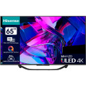 Hisense 65U7KQ, LED television - 65 -  silver, UltraHD/4K, triple tuner, HDR10+, WLAN, LAN, Bluetoot