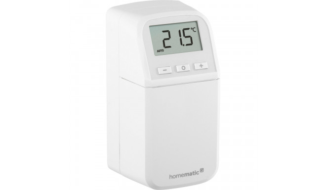 Homematic IP radiator thermostat - compact plus (HmIP-eTRV-CL), heating thermostat (white)