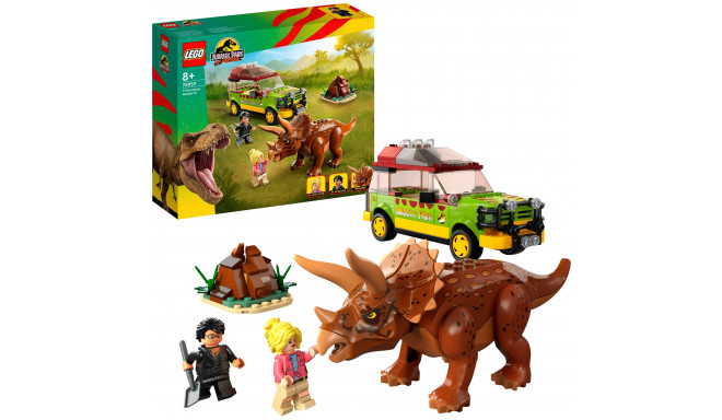 LEGO 76959 Jurassic World Triceratops Research Construction Toy