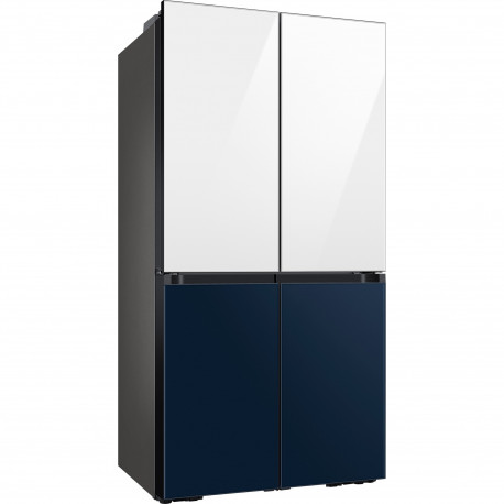 SAMSUNG RF65A96768A/EG, French Door (white/dark blue)