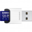 SAMSUNG PRO Plus 128 GB SDXC (2023), memory card (UHS-I U3, Class 10, V30, incl. USB adapter)