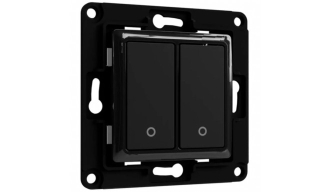 Shelly Wall Switch 2, push button (black)