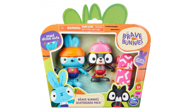 Spin Master Brave Bunnies - Treasure hunt with Boo rabbit and tiger, toy figure (with 2 action figur