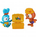 Spin Master Brave Bunnies - Treasure hunt with Boo rabbit and tiger, toy figure (with 2 action figur