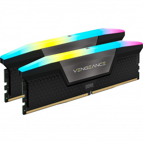 Corsair DDR5 - 48GB - 6000 - CL - 36 (2x 24 GB) dual kit, RAM (black, CMH48GX5M2E6000C36, Vengeance
