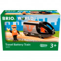 BRIO World orange-black passenger train, toy vehicle