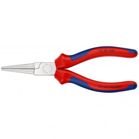 KNIPEX round nose pliers (long nose pliers) 30 35 160 (red/blue, length 160mm)