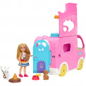 Mattel Barbie Chelsea 2-in-1 Camper, toy vehicle