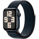 Apple Watch SE (2023), Smartwatch (dark blue/dark blue, 40 mm, Sport Loop, aluminum)