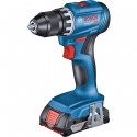 Bosch combination set cordless drill/screwdriver GSR 18V-45 + cordless hammer drill GBH 18V-22 (blue