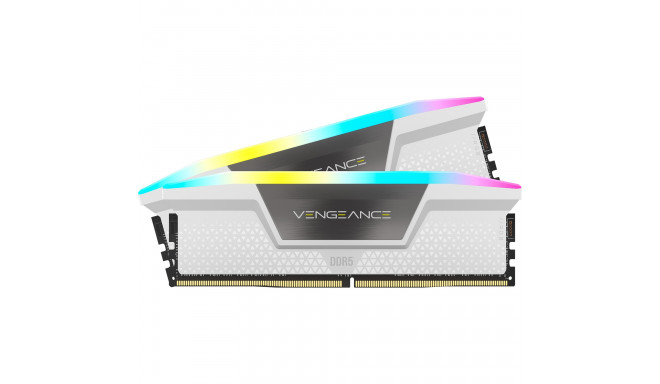 Corsair RAM DDR5 64GB 6000 CL 30 (2x32GB) dual kit RAM (White CMH64GX5M2B6000C30W Vengeance