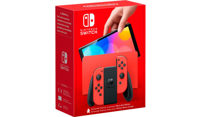 Nintendo Switch (OLED model) Mario Red Edition, game console (red)
