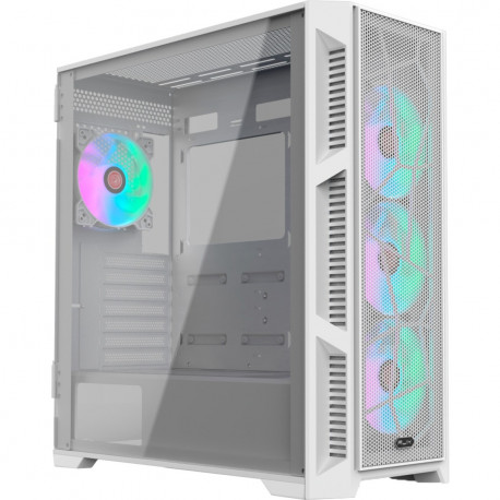 RAIJINTEK PONOS ULTRA WHITE MS4, tower case (white, side panel made of tempered glass)