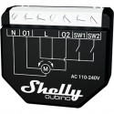 Shelly Qubino Wave Shutter, relay (black/white, 2 channels)