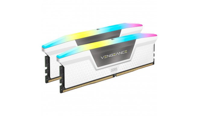 Corsair DDR5 - 32GB - 5600 - CL - 40 (2x 16 GB) dual kit, RAM (white, CMH32GX5M2B5600C40W, Vengeance