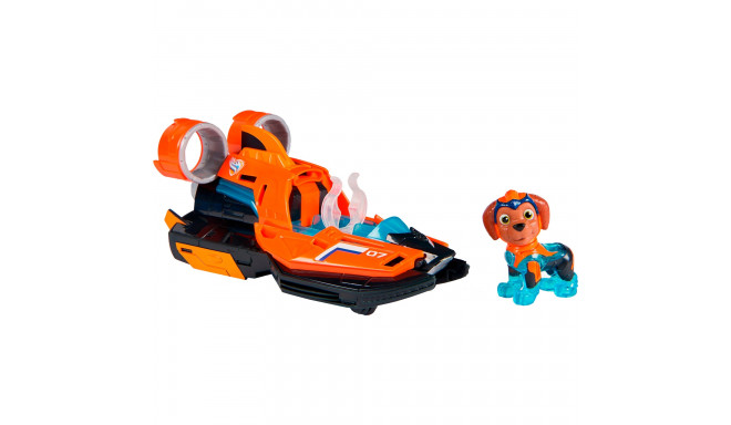 Spin Master Paw Patrol Mighty Movie - Basic vehicle from Zuma with puppy figure, toy vehicle