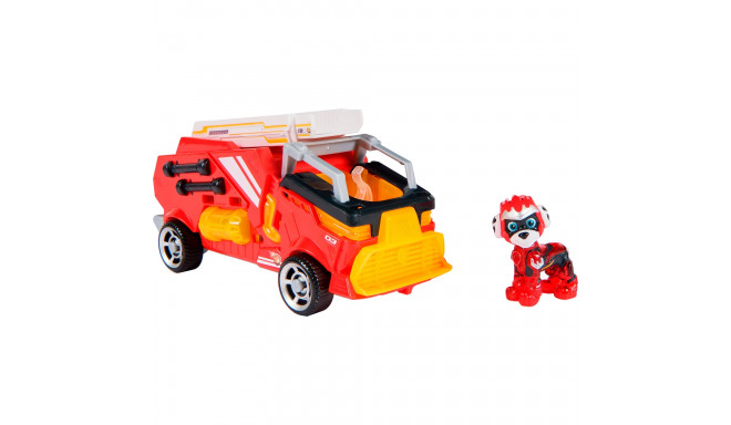 Spin Master Paw Patrol Mighty movie - basic vehicle from Marshall with puppy figure, toy vehicle