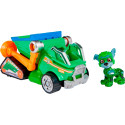 Spin Master Paw Patrol Mighty movie - basic vehicle from Rocky with puppy figure, toy vehicle