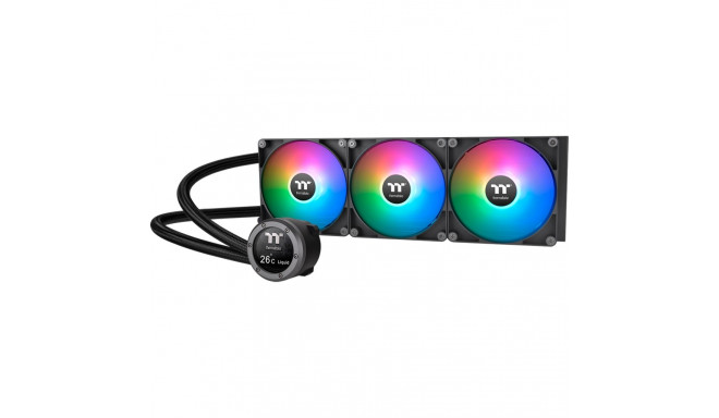 Thermaltake TH420 V2 Ultra ARGB Sync All-In-One Liquid Cooler, water cooling (black)