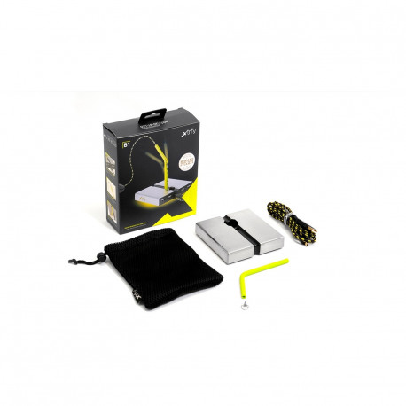 CHERRY Xtrfy B1 Mouse Bungee LED, mouse holder (silver, LED lighting, integrated USB hub)