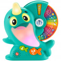 Fisher-Price BlinkiLinkis Wheel of Fortune Narwhal Toy Figure (Multi-Colour)