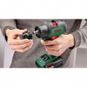 Bosch cordless impact drill AdvancedImpact 18 (green/black, 2x Li-ion battery 1.5Ah, case, POWER FOR