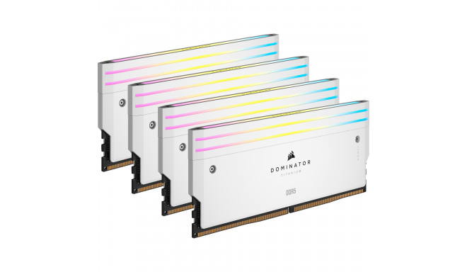 Corsair DDR5 - 64GB - 6400 - CL - 32 (4x 16 GB) quad kit, RAM (white, CMP64GX5M4B6400C32W, Dominator