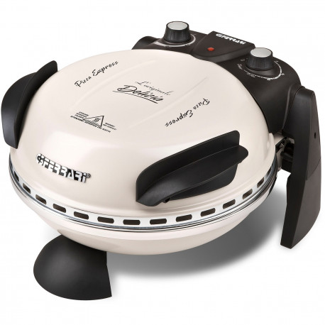 Delizia Pizzaofen G1000617 (creme, 1.200 Watt, für Pizza Ø 31cm)