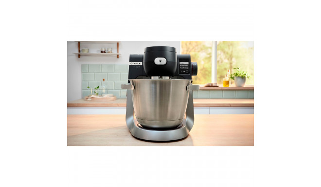 Bosch MUMS6ZS13D food processor (black/stainless steel, 1,600 watts, series 6, integrated scale, tim