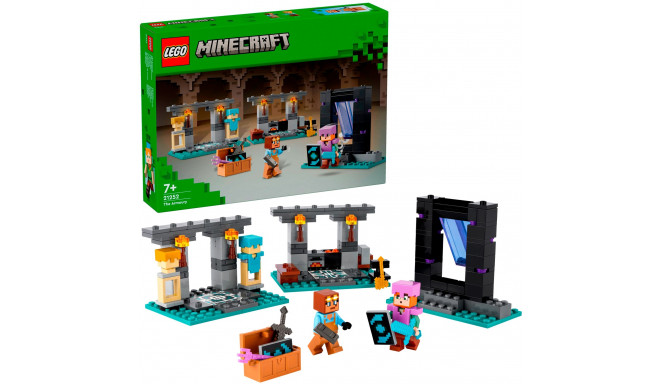 LEGO 21252 Minecraft The Armory, construction toy