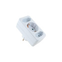 Schwaiger STVT0031 power plug adapter Type F 2x Type C + Type F White