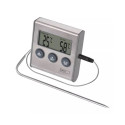 Digital Cooking Thermometer wih Probe & Timer (99 min 59 sec)