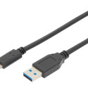 ASSMANN USB Type-C connection cable Type C to A M/M 1.0m full featured Gen2 3A 10GB 3.1 Version CE b