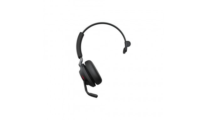 JABRA Evolve2 65 MS Mono Headset on-ear convertible Bluetooth wireless USB-A noise isolating black w