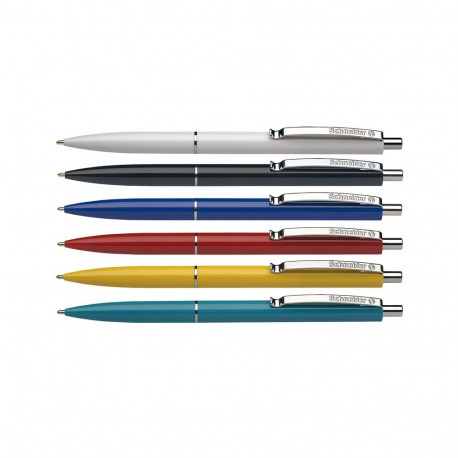 Pastapliiats Schneider K15 1.0mm korpus assortii/sinine (5 tk)