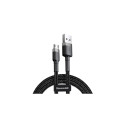 Baseus Micro USB Cafule Cable 2.4A 1m Gray + Black (CAMKLF-BG1) Baseus Micro USB Cafule Cable 2.4A 1m Gray + Black (CAMKLF-BG1)