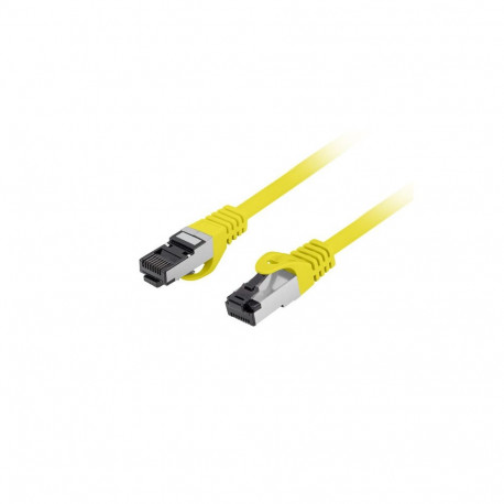 PATCHCORD CAT.8.1 S/FTP LSZH CU 0.5M YELLOW FLUKE PASSED LANBERG