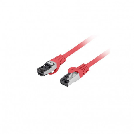 PATCHCORD CAT.8.1 S/FTP LSZH CU 0.25M RED FLUKE PASSED LANBERG