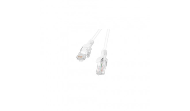 PATCHCORD CAT.6 UTP 2M WHITE FLUKE PASSED LANBERG