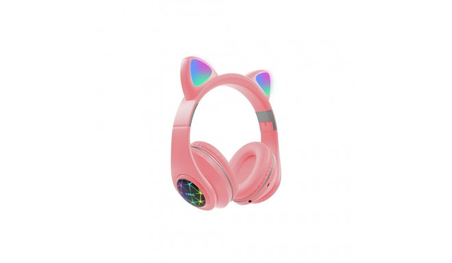 RoGer Cat M2 Bluetooth Headphones with Cat Ears LED
