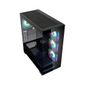 Kolink Unity Peak ARGB Midi-Tower Showcase, Tempered Glass - black